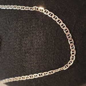 Vintage Yoos 925 italy silver necklace 24"